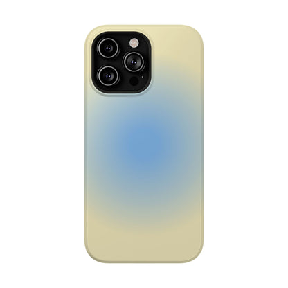 Blue & Yellow Aura iPhone Case