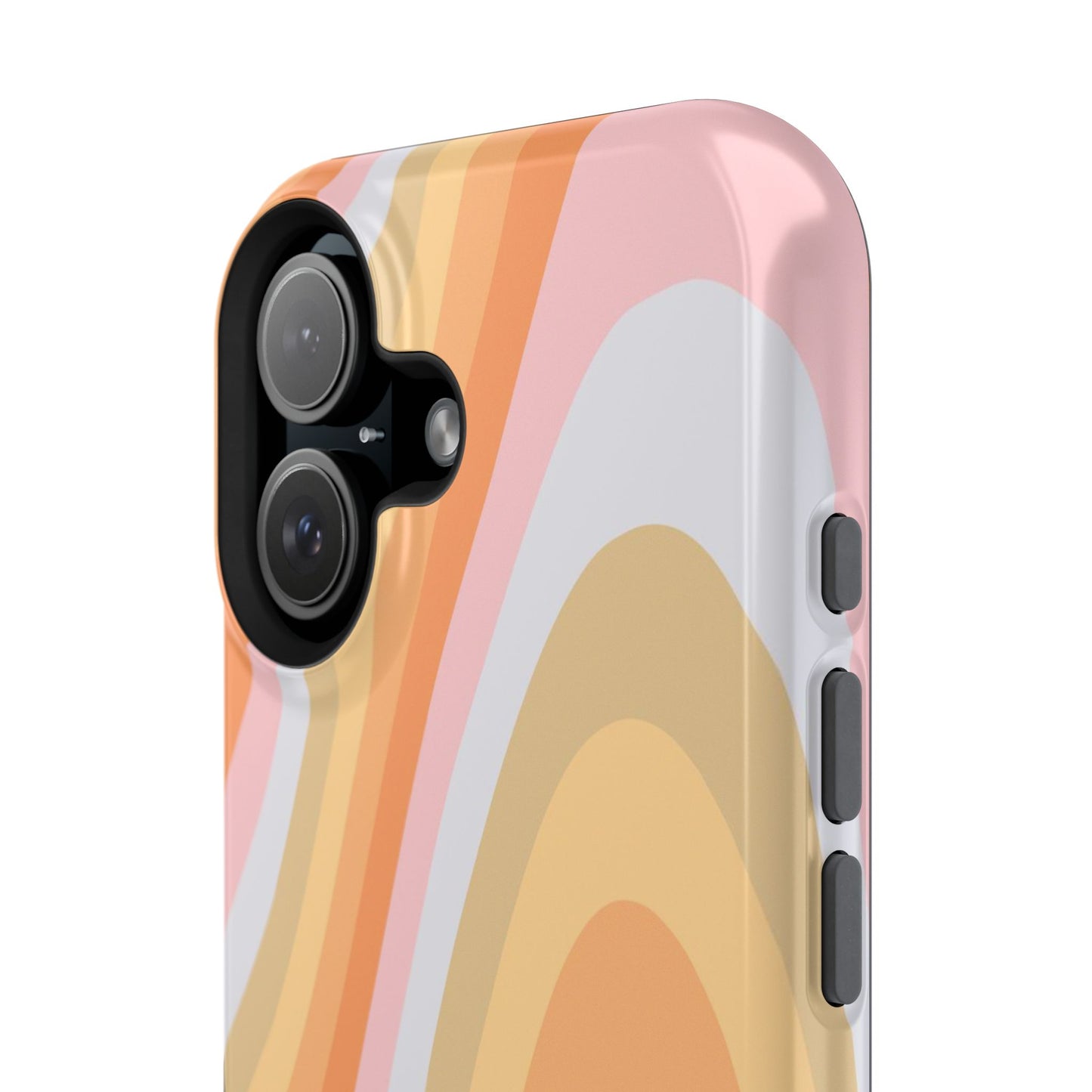 Rainbow Waves iPhone Case