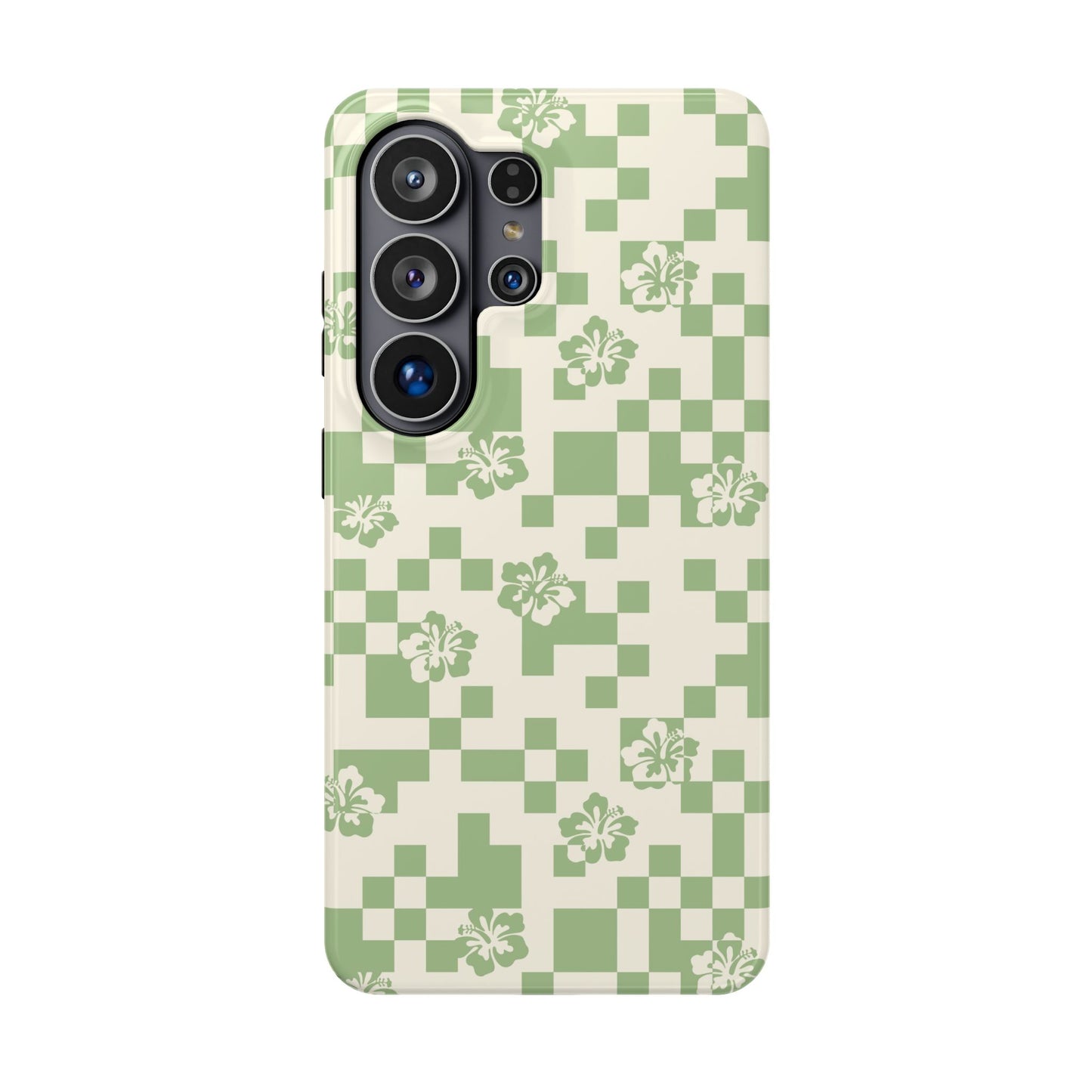 Green Hibiscus Samsung Case