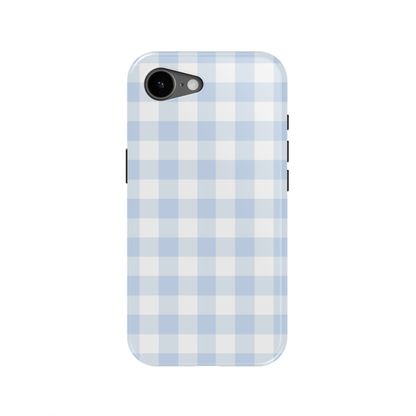 Blue Gingham iPhone Case
