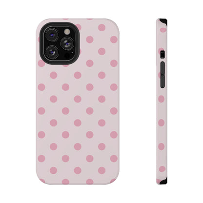 Pink Sprinkles Polka Dots iPhone Case