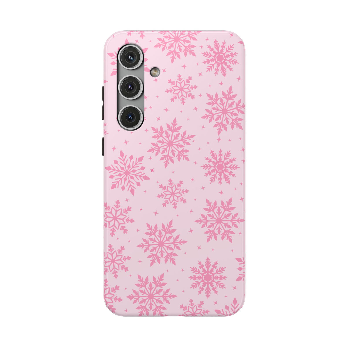 Pink Snowflakes Samsung Case