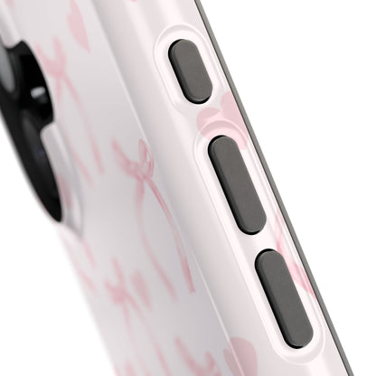 Coquette Pink Bows iPhone Case