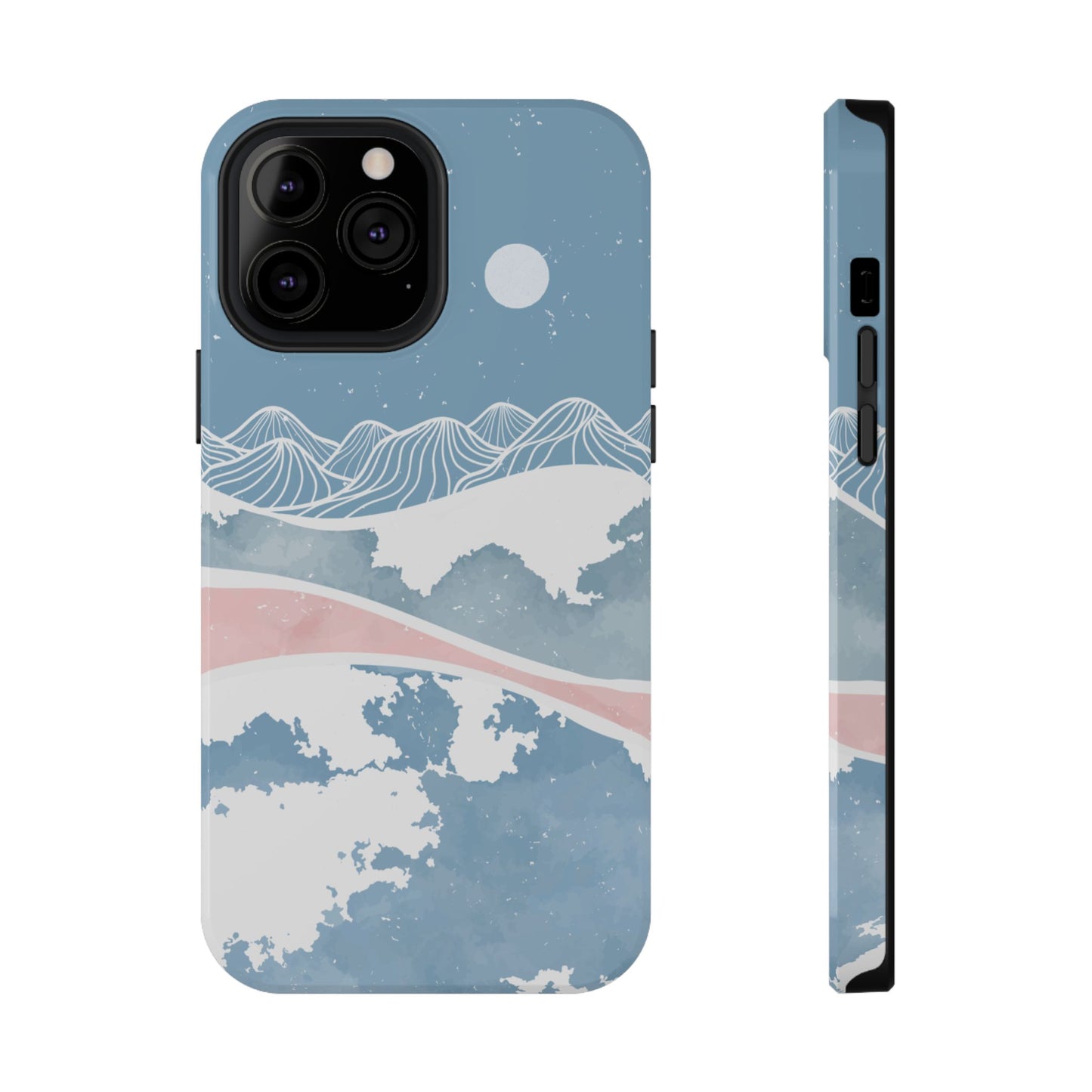 Blue Winter Night iPhone Case