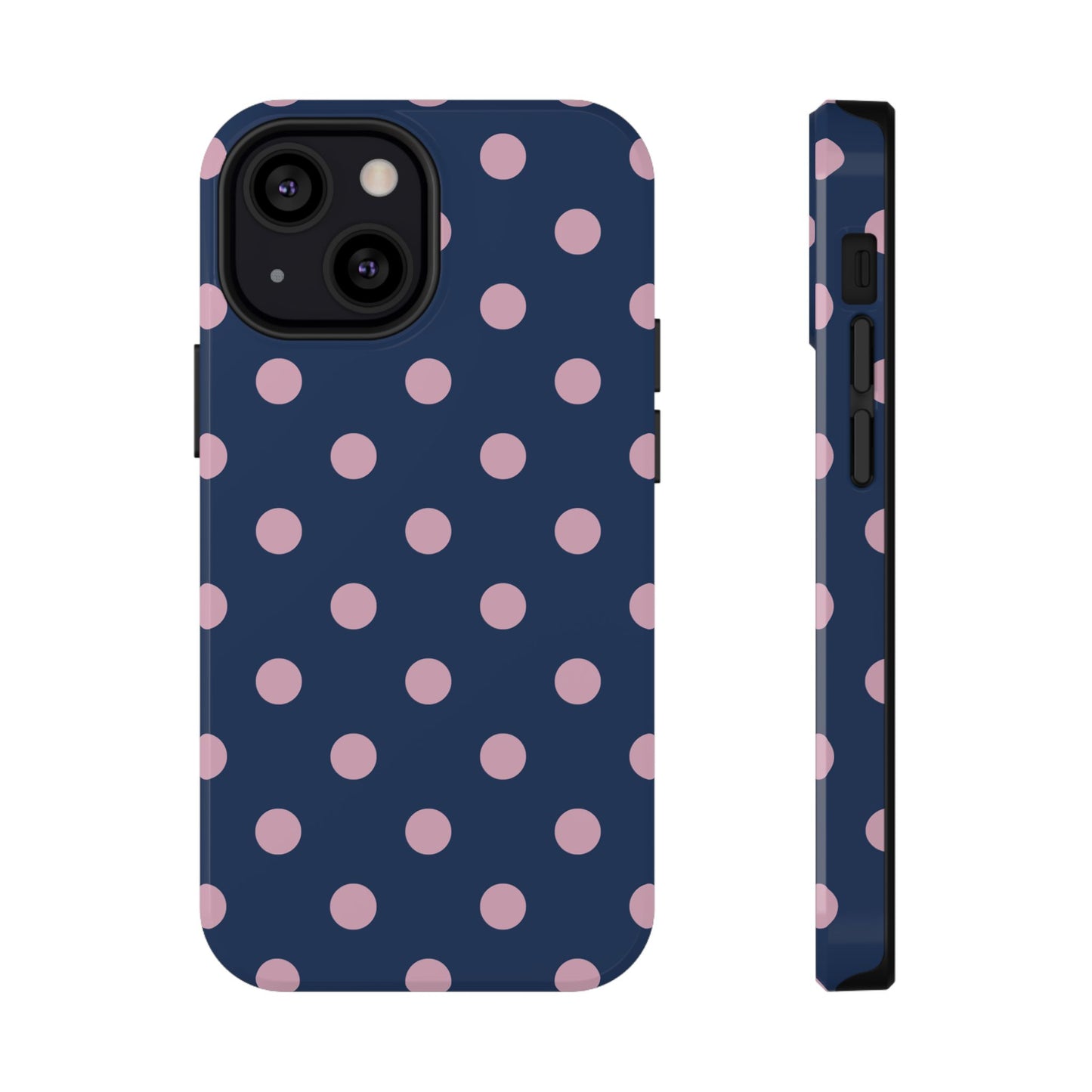 Periwinkle Polka Dots iPhone Case