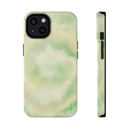 Lime Tie Dye iPhone Case