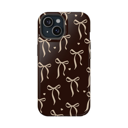 Chocolate Bows iPhone Case