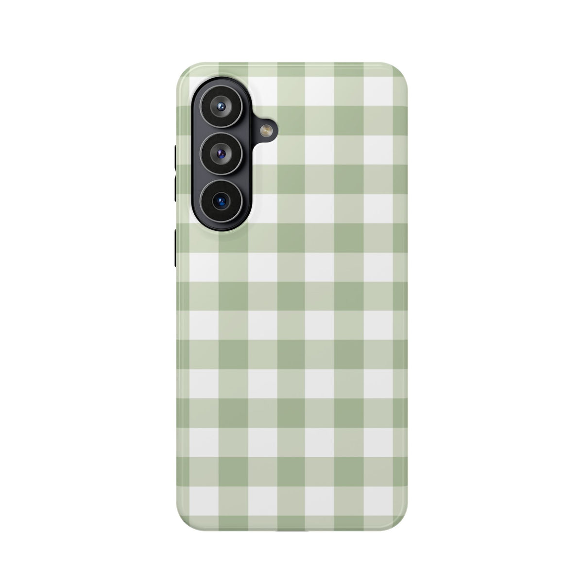 Green Gingham Samsung Case