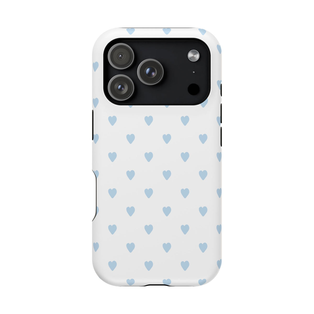 Blue Little Hearts iPhone Case