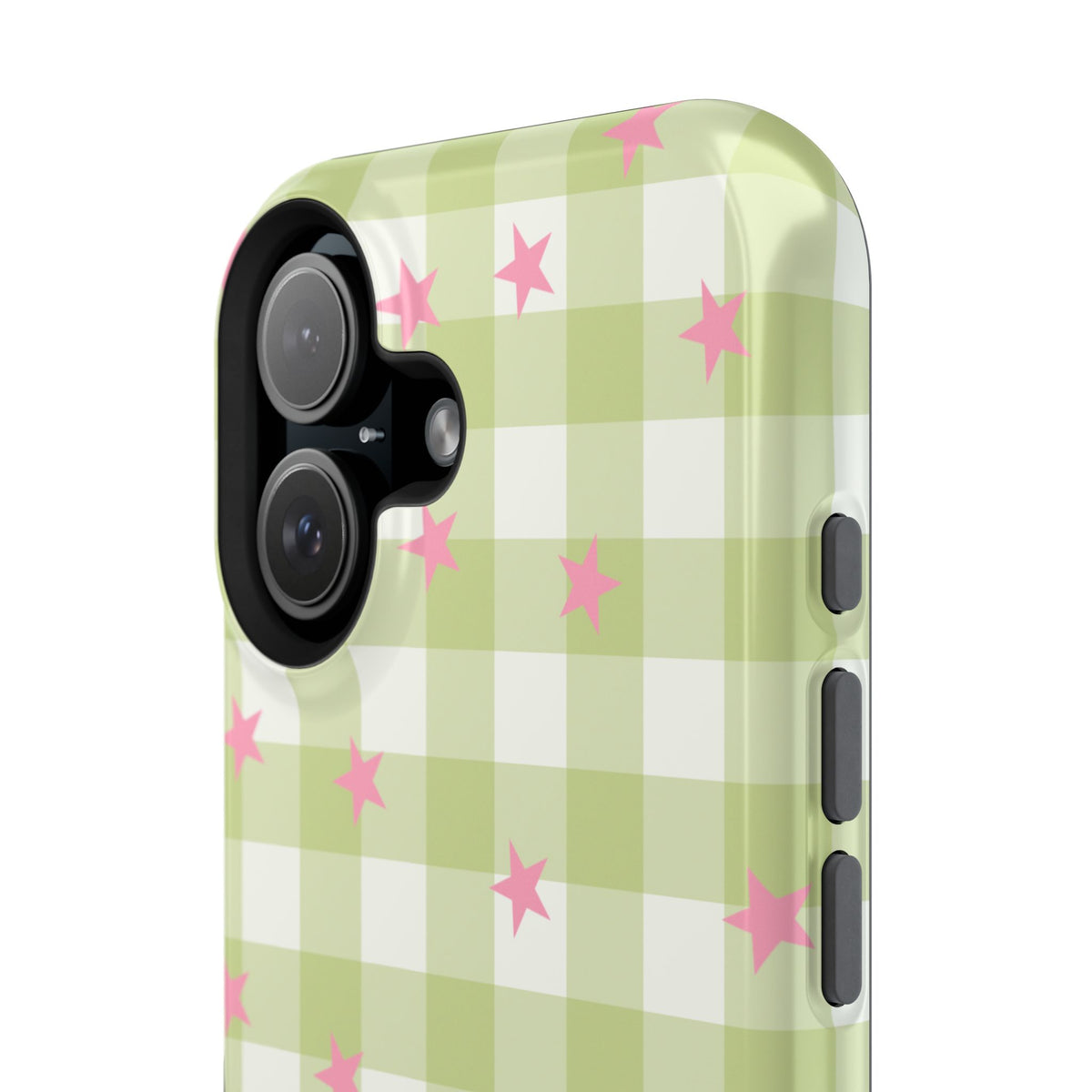 Lucky Star Gingham iPhone Case