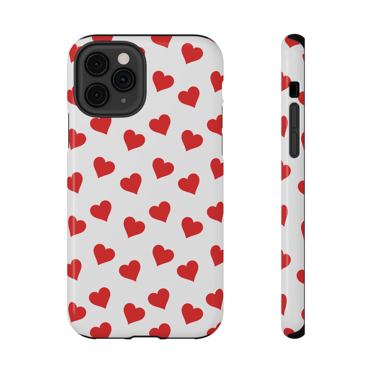 Red Heart Mania iPhone Case