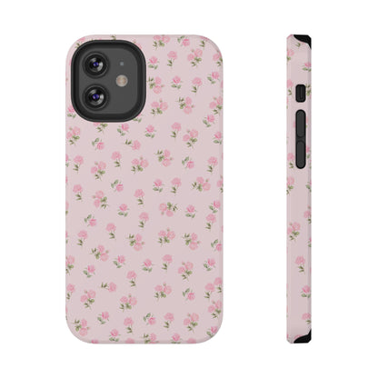 Pink Ditsy Roses iPhone Case from Stella Cases