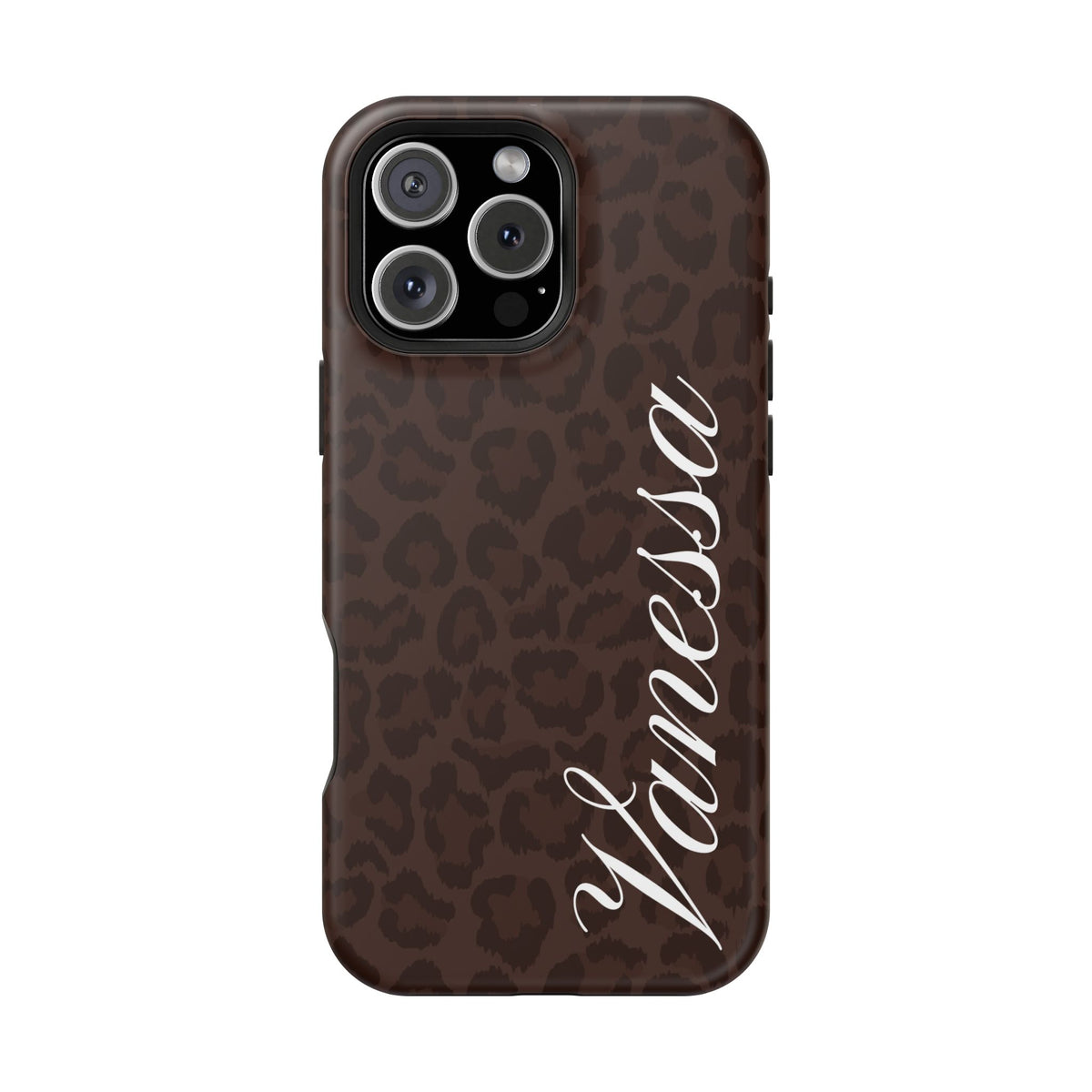 Custom Mocha Leopard iPhone Case