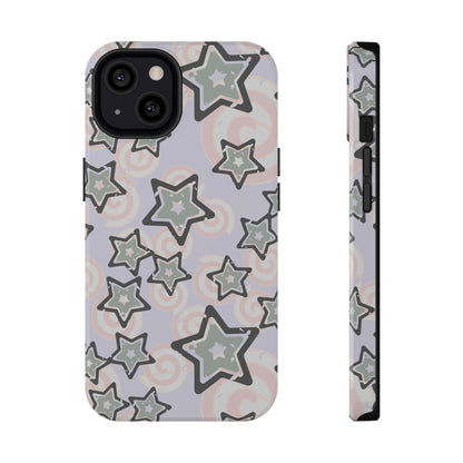 Y2K Gray Star iPhone Case