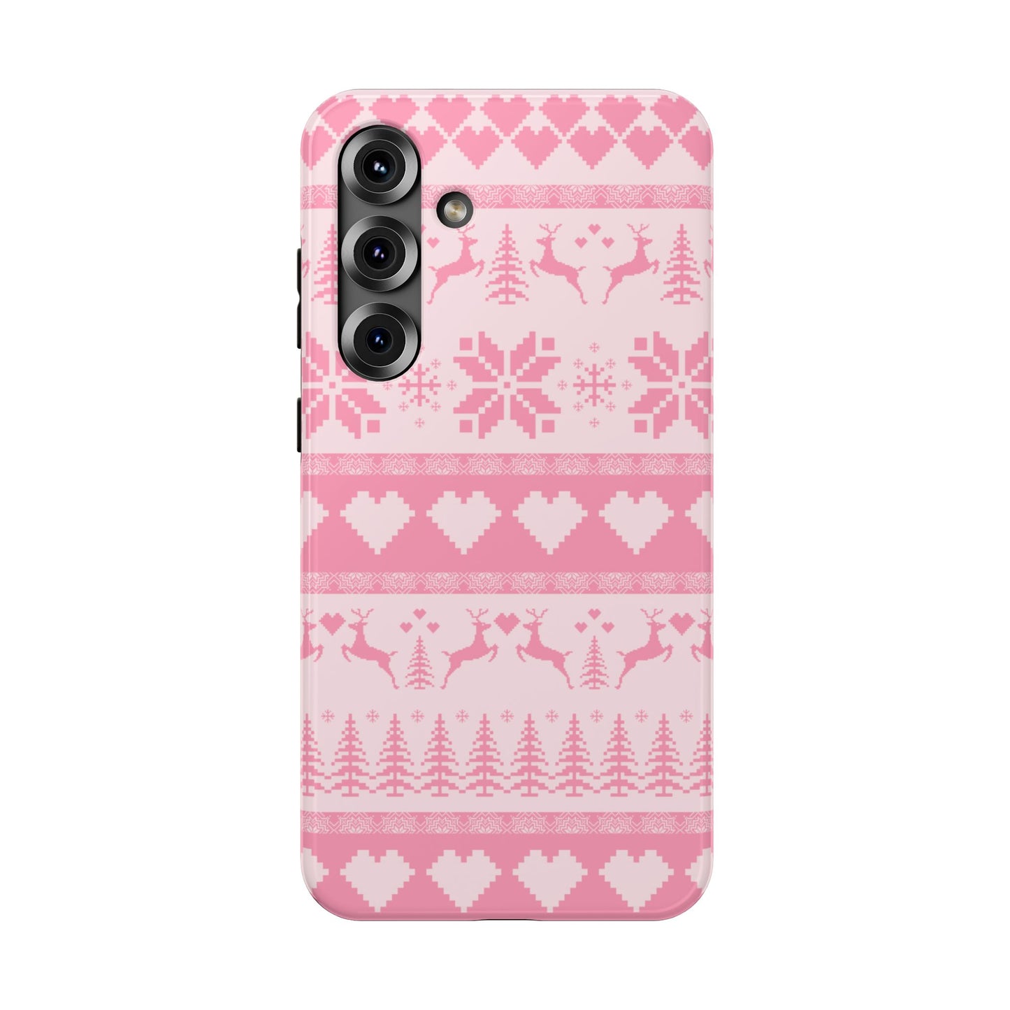 Pink Christmas Sweater Samsung Case