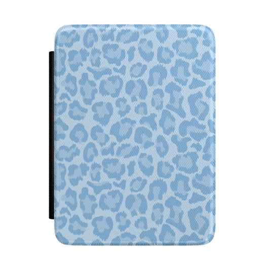 Blue Leopard Kindle Case