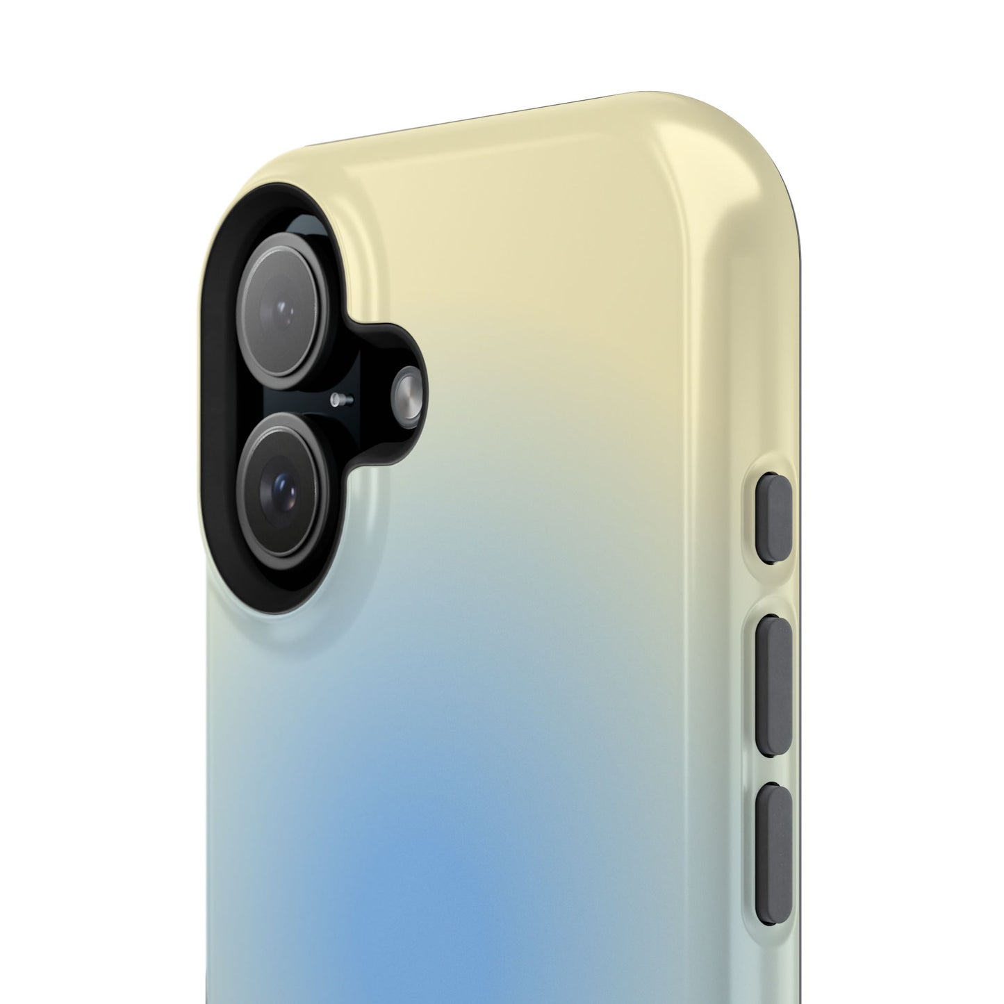 Blue & Yellow Aura iPhone Case