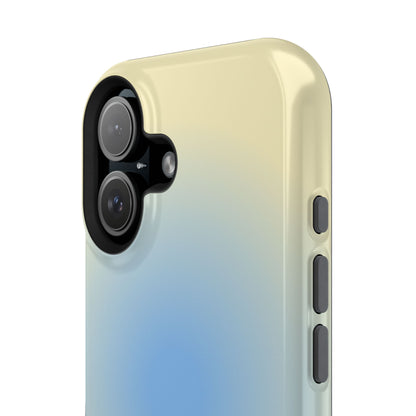 Blue & Yellow Aura iPhone Case