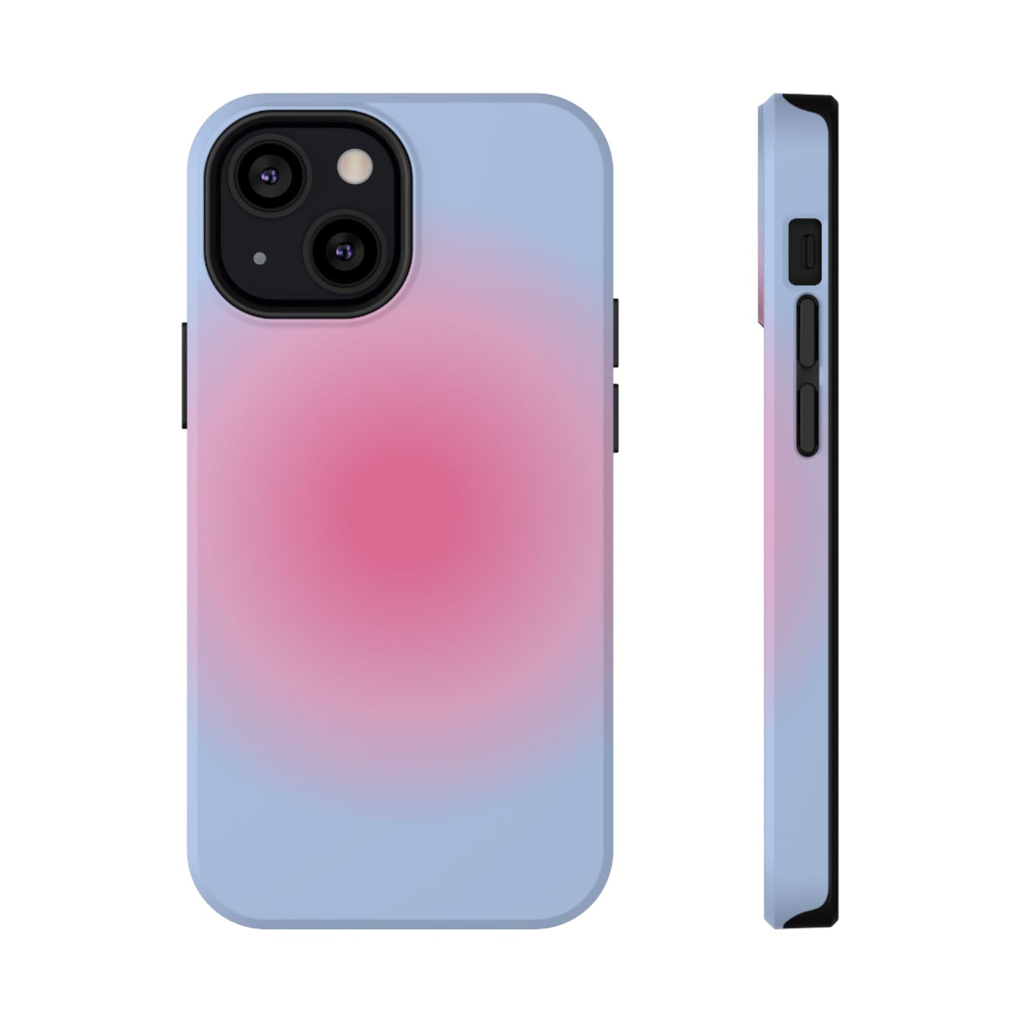 Pink & Blue Aura iPhone Case
