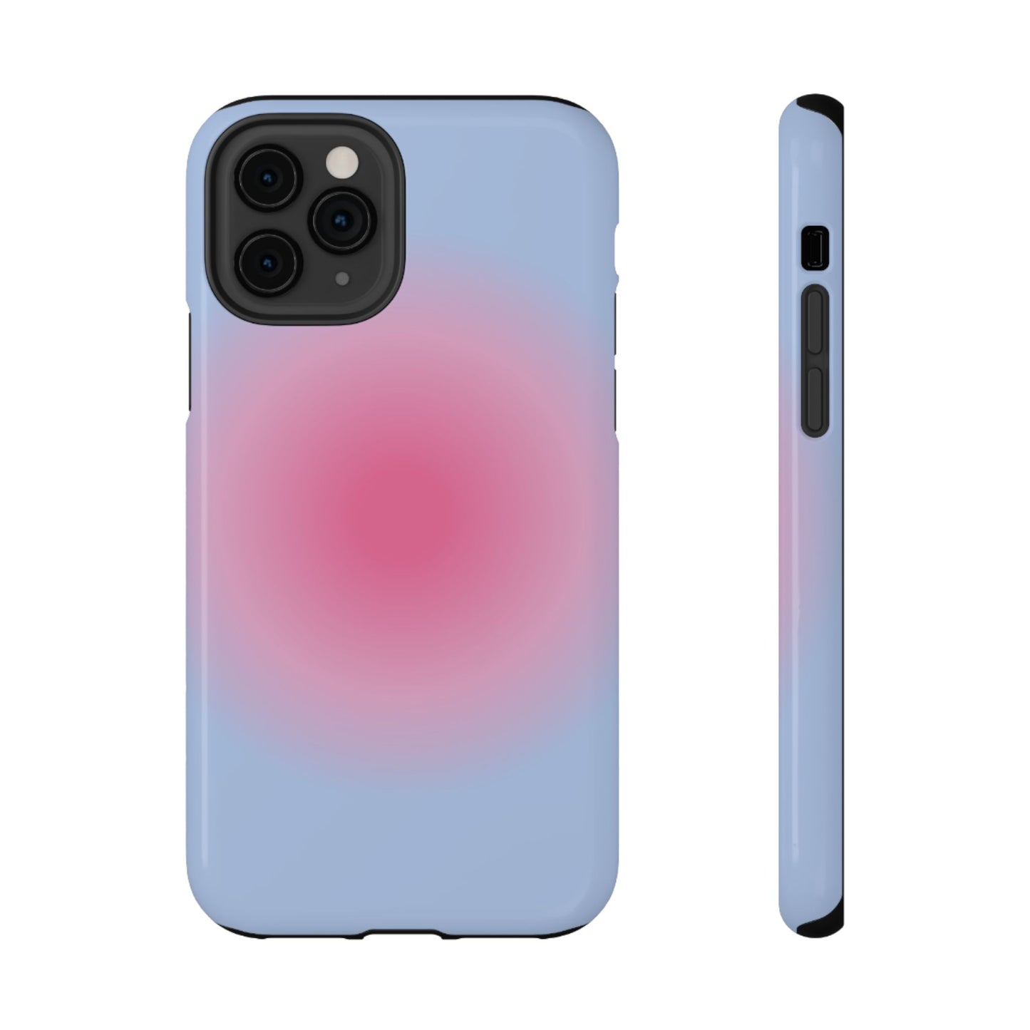 Pink & Blue Aura iPhone Case