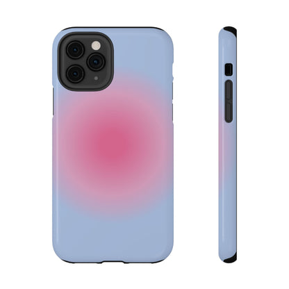 Pink & Blue Aura iPhone Case