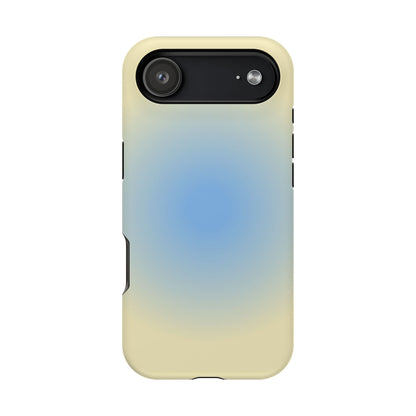 Blue & Yellow Aura iPhone Case