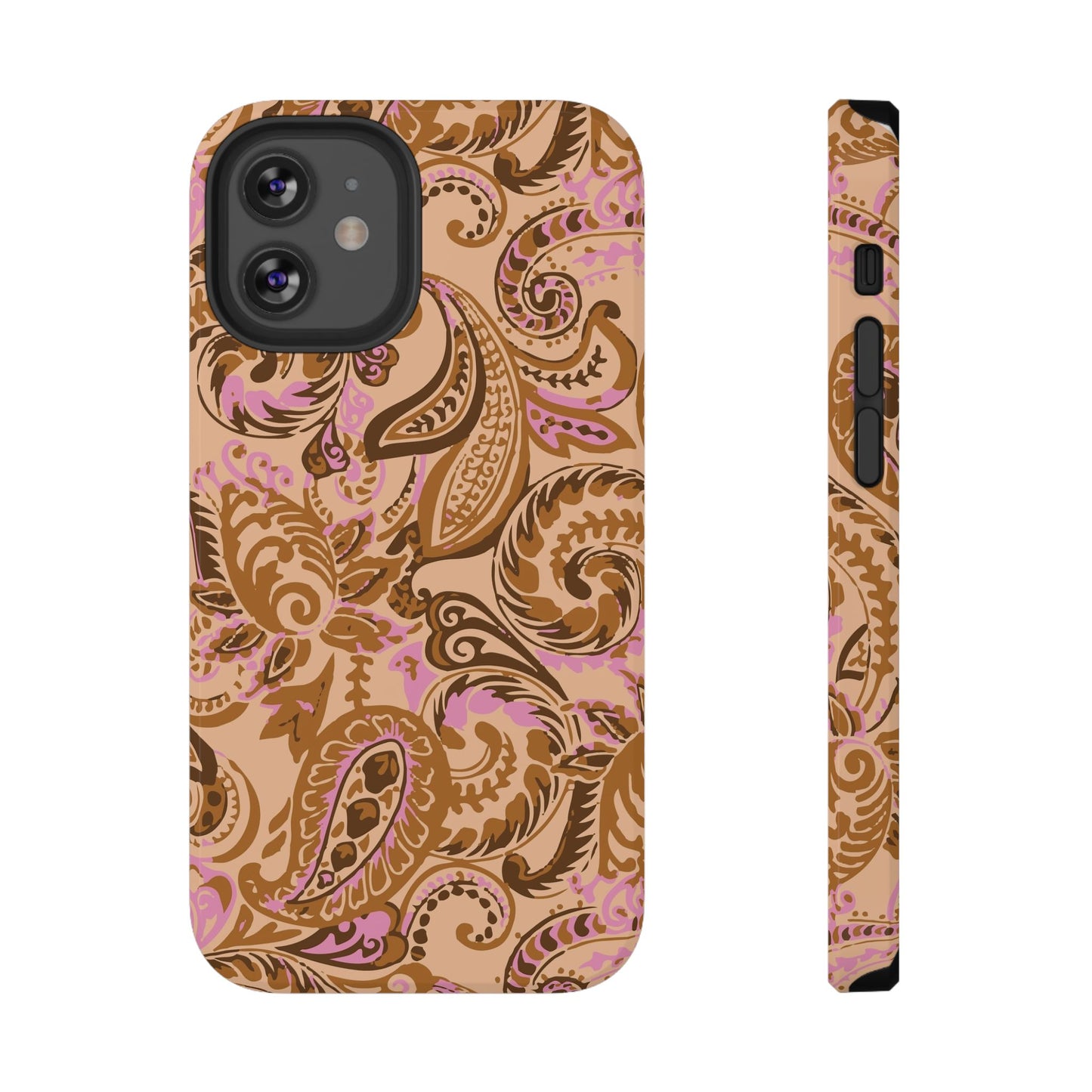 Honey Rose Paisley iPhone Case