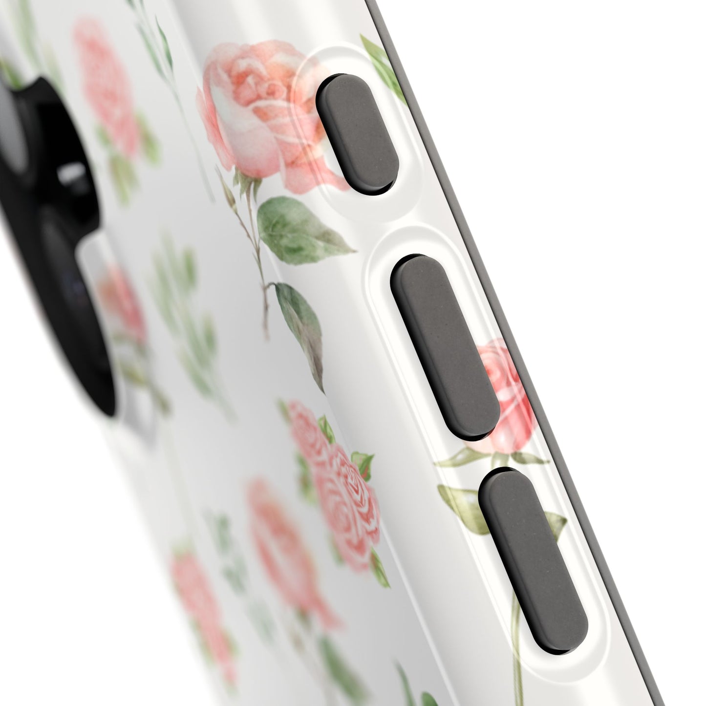 Pink Vintage Roses iPhone Case