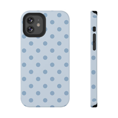 Blue Sprinkles Polka Dots iPhone Case
