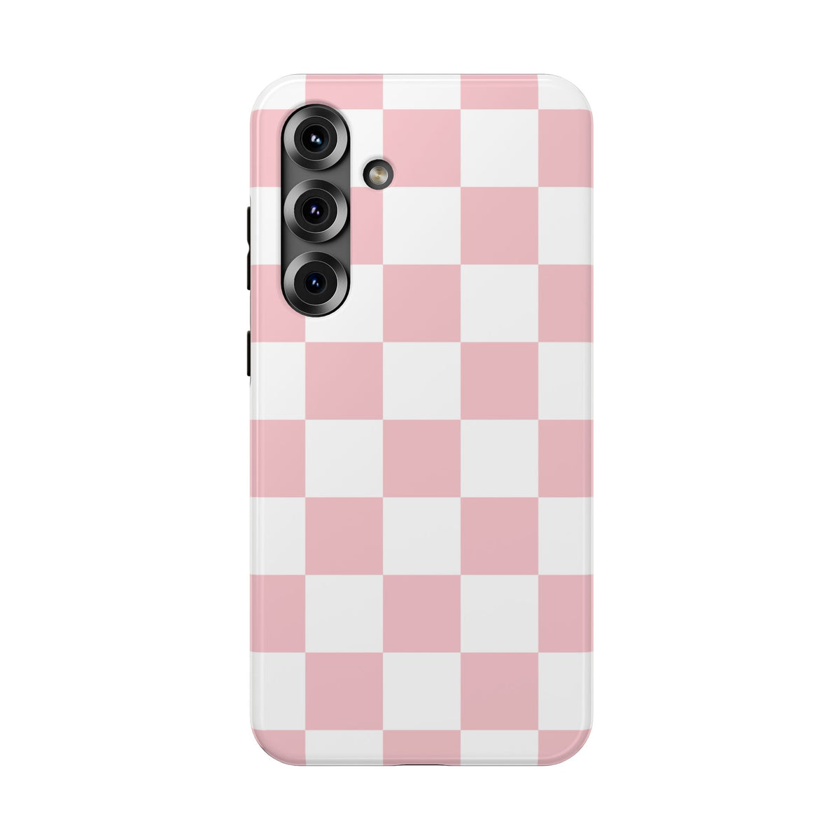 Pastel Pink Checkered Samsung Case