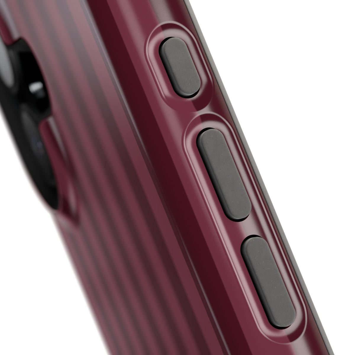Custom Burgundy Stripes iPhone Case
