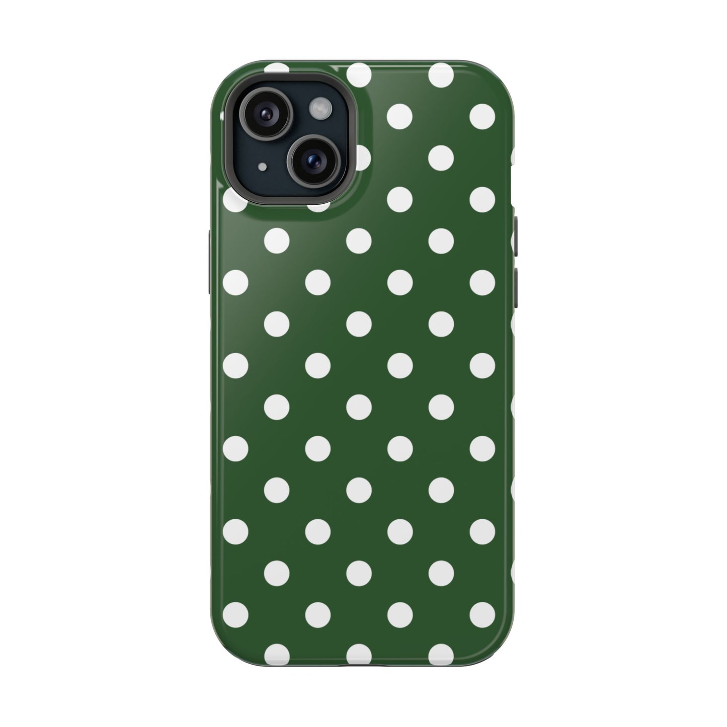 Green Polka Dots iPhone Case