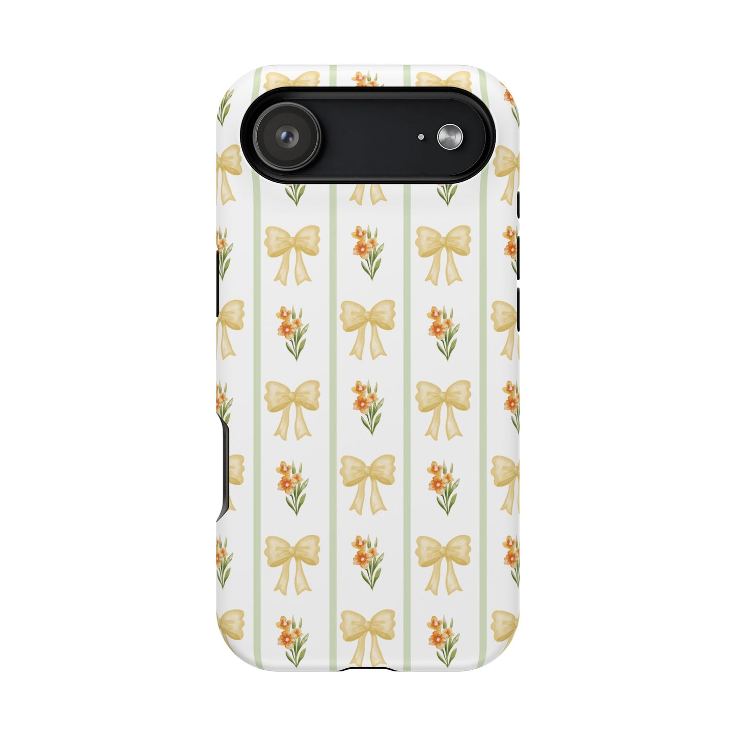 Yellow Bows iPhone Case