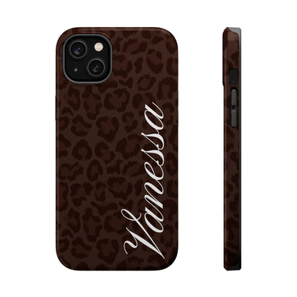 Custom Mocha Leopard iPhone Case