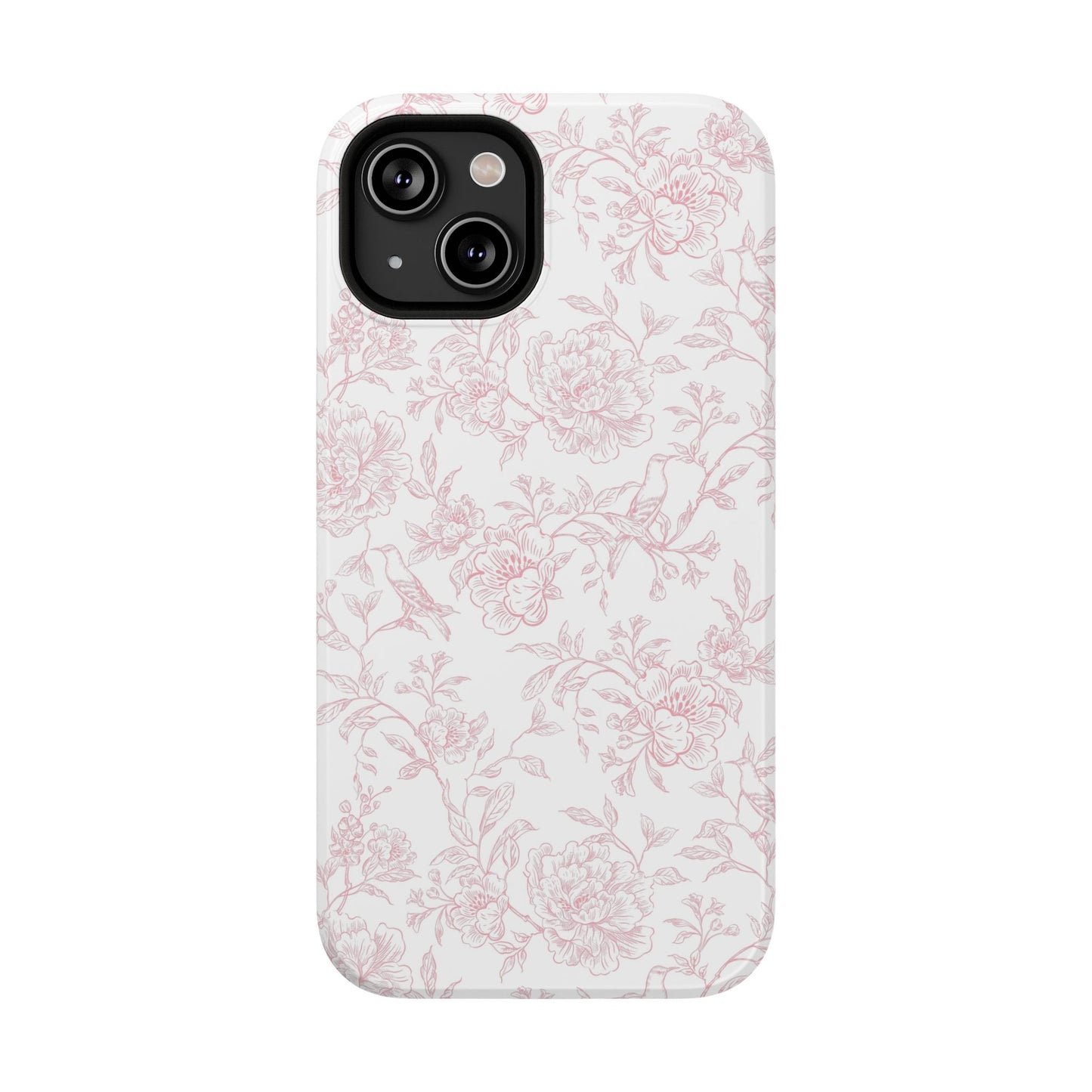 French Rosy Toile iPhone Case