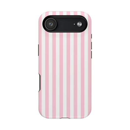 Pink Picnic Stripes iPhone Case