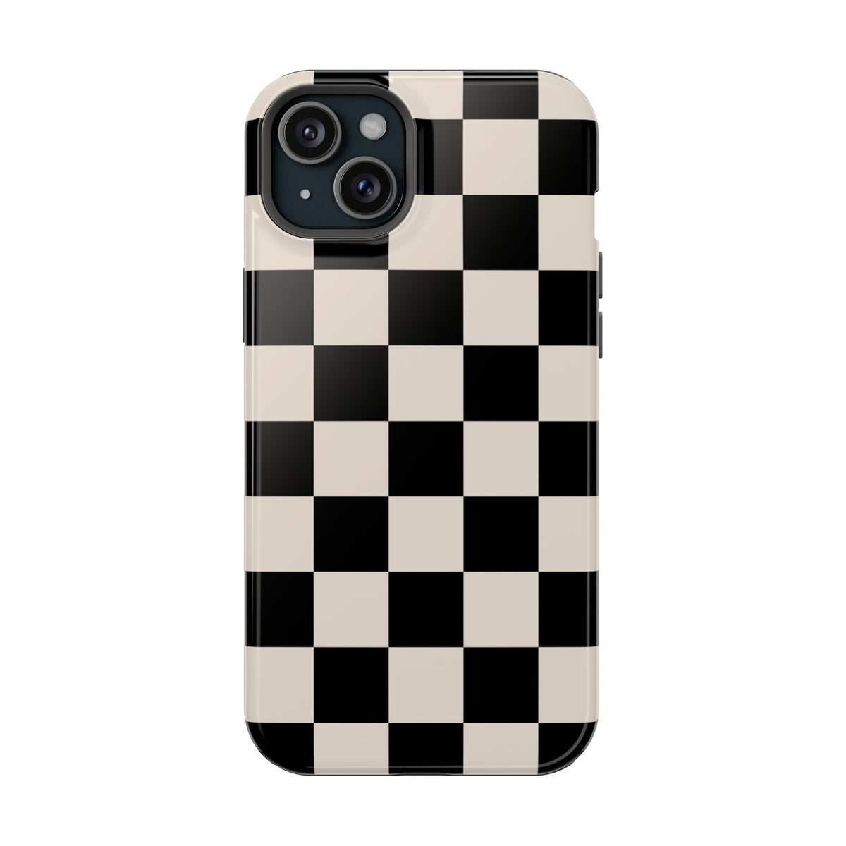 Espresso Checkered iPhone Case