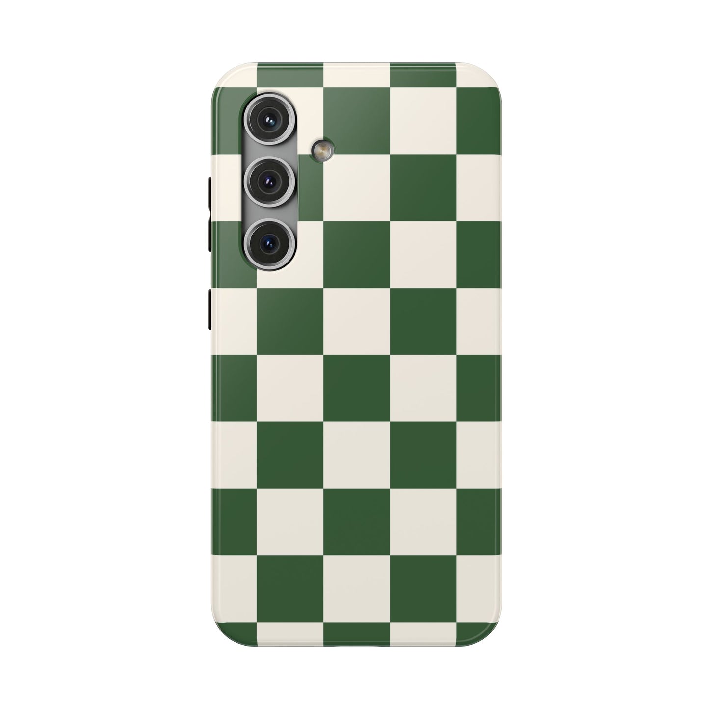 Green Checkered Samsung Case