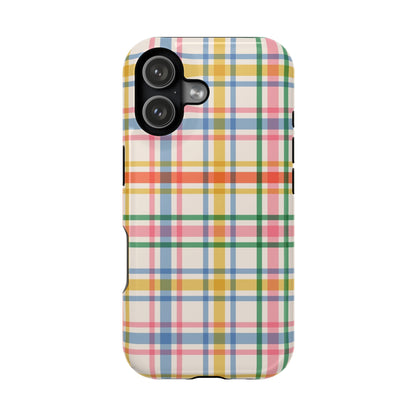 Retro Plaid iPhone Case