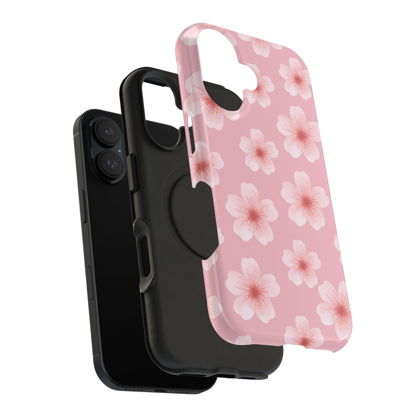 Pink Cherry Blossoms iPhone Case