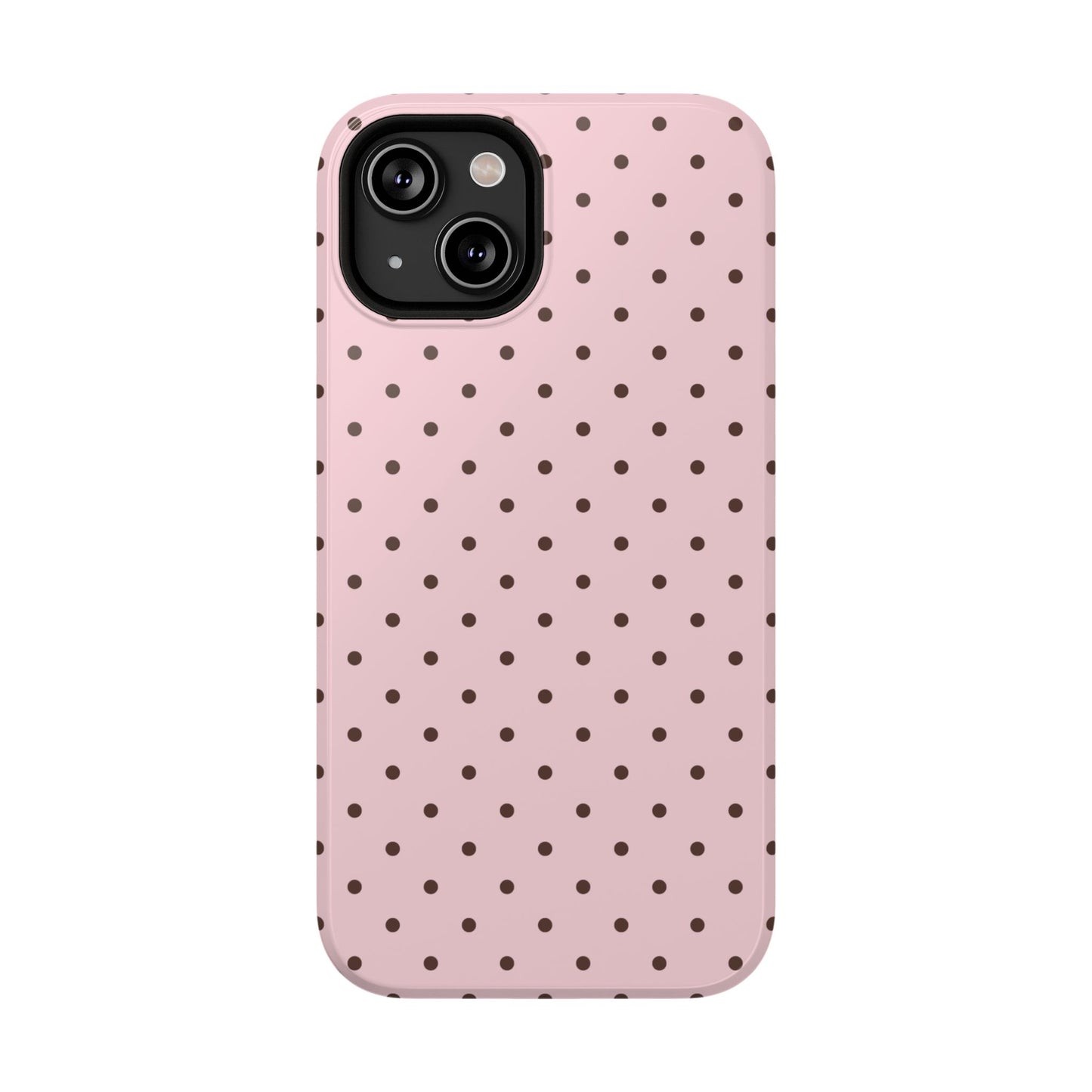 Strawberry Mocha Mini Dots iPhone Case