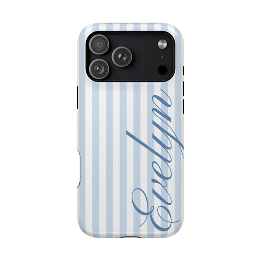 Personalized Blue Beau iPhone Case