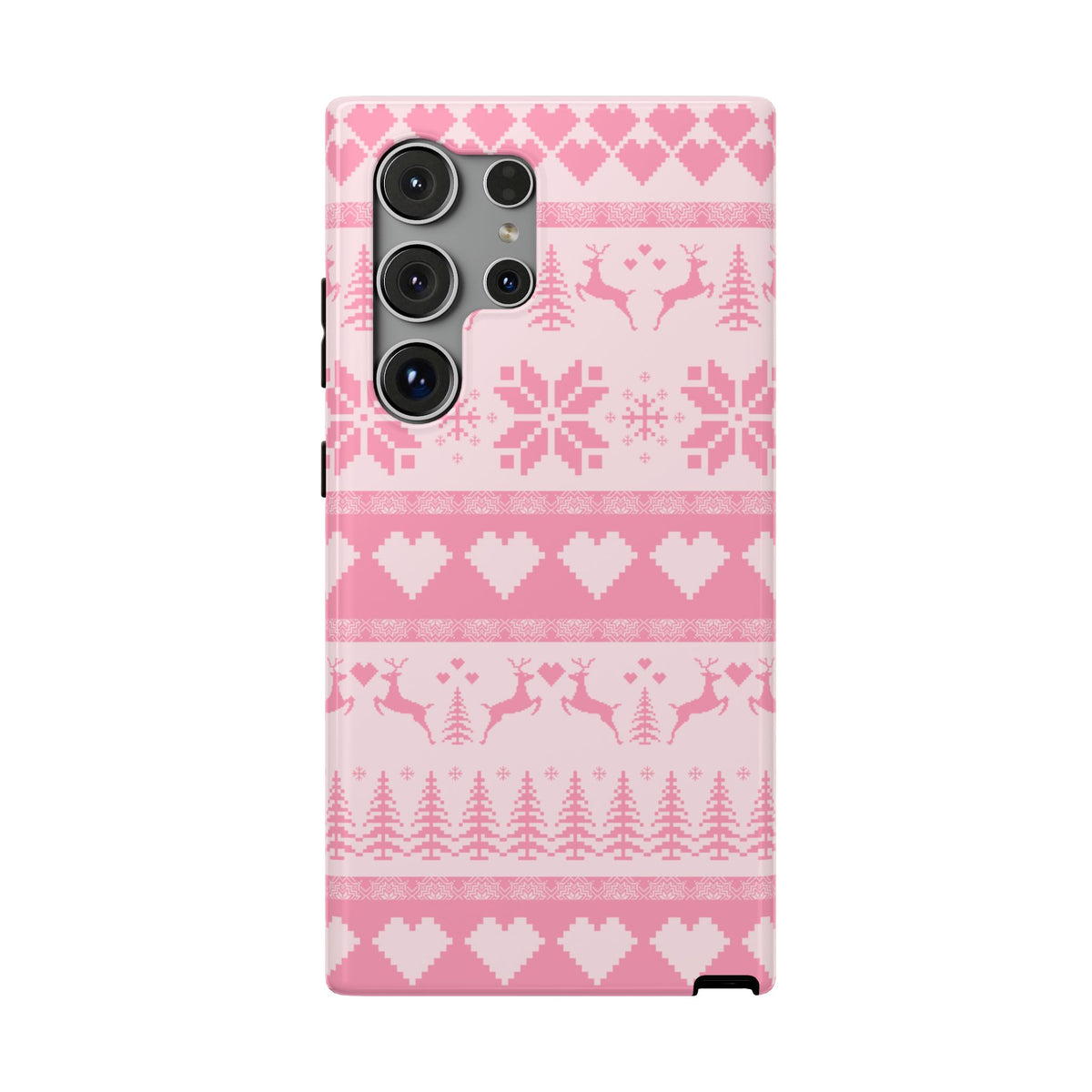 Pink Christmas Sweater Samsung Case