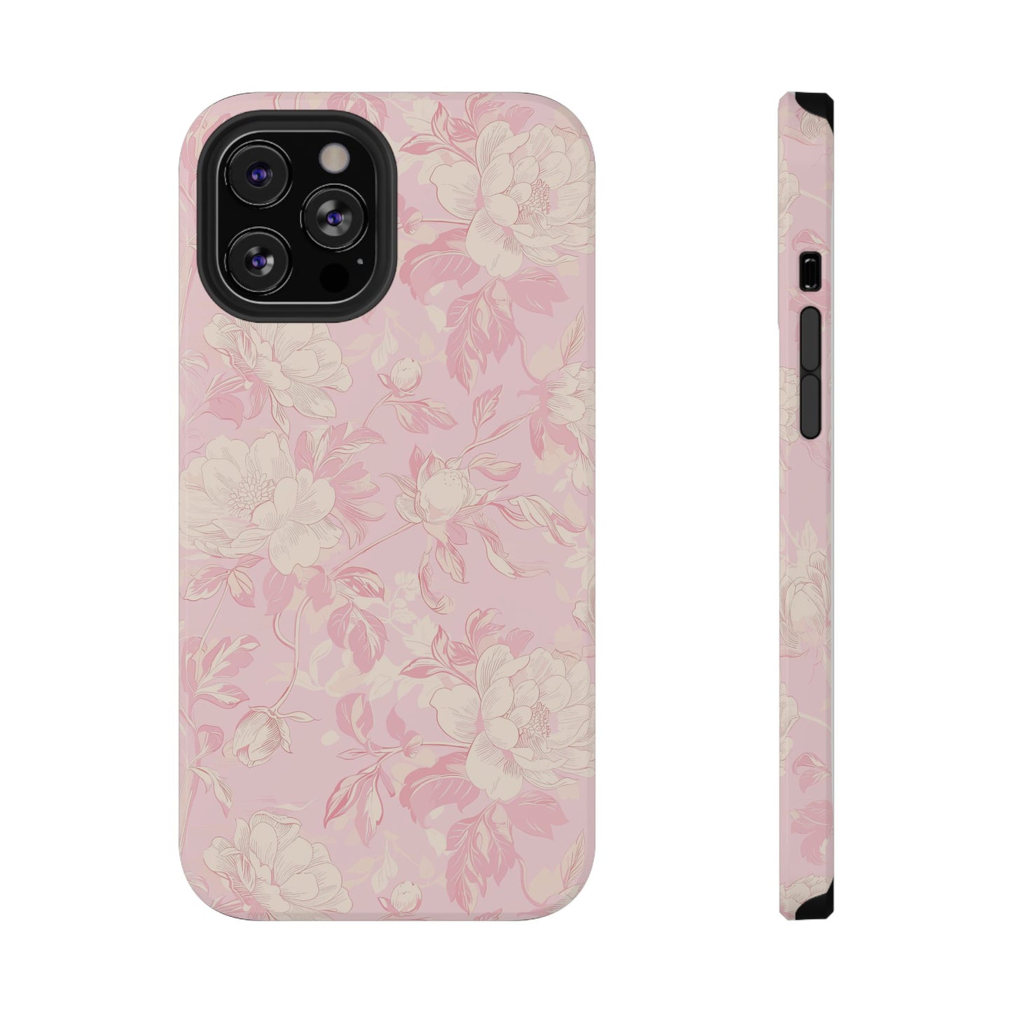 Pretty Pink Toile iPhone Case