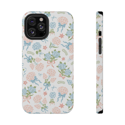 Hydrangea Bows iPhone Case