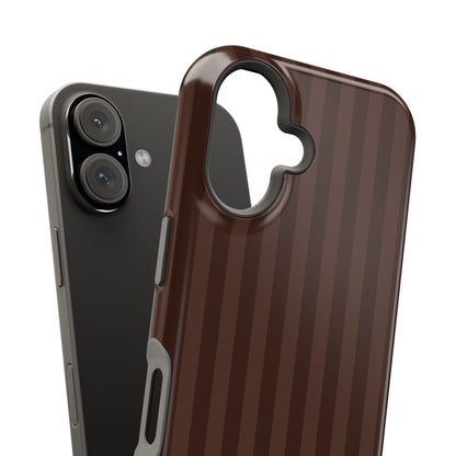 Mocha Stripes iPhone Case