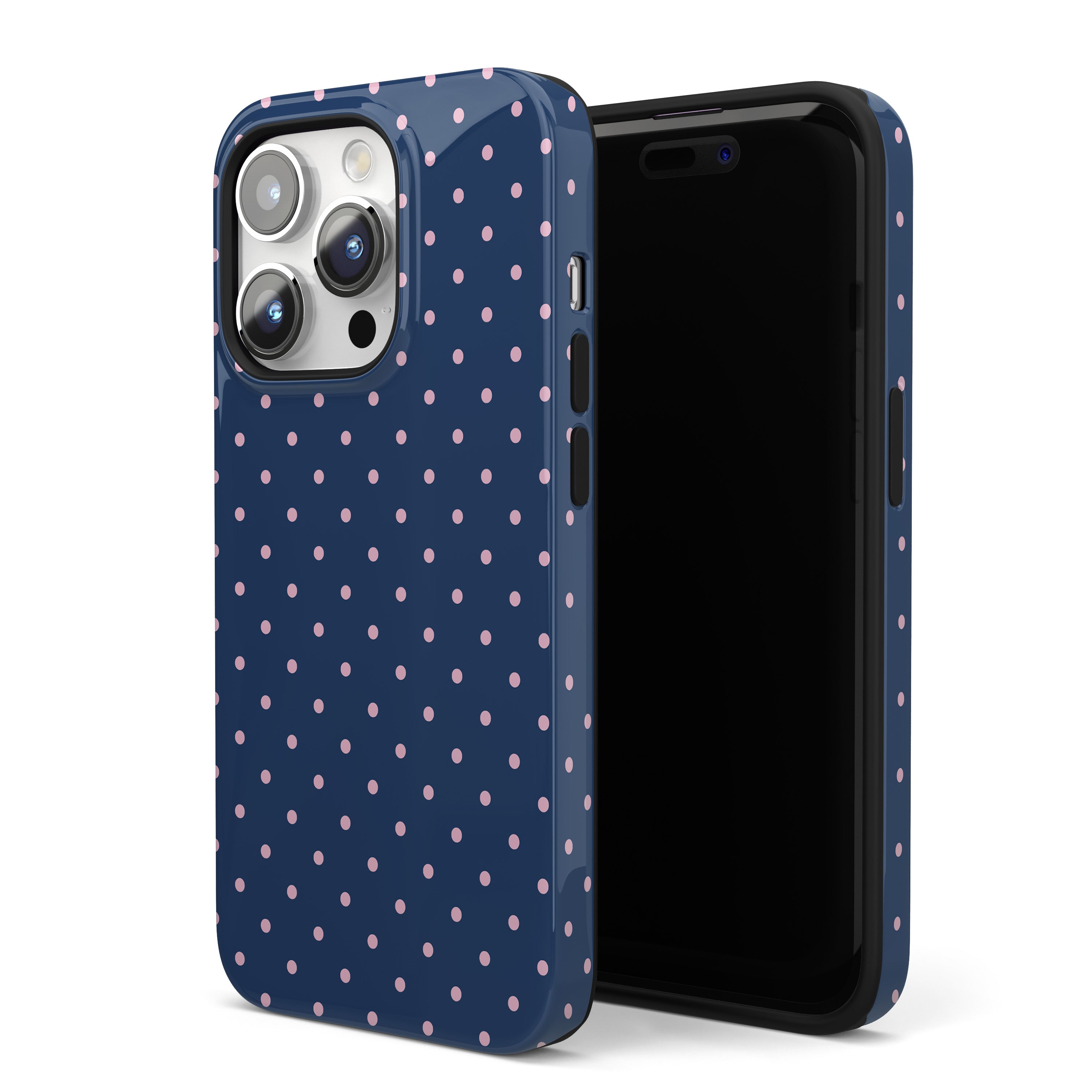 Periwinkle Mini Polka Dots iPhone Case