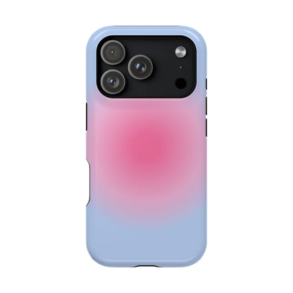 Pink & Blue Aura iPhone Case