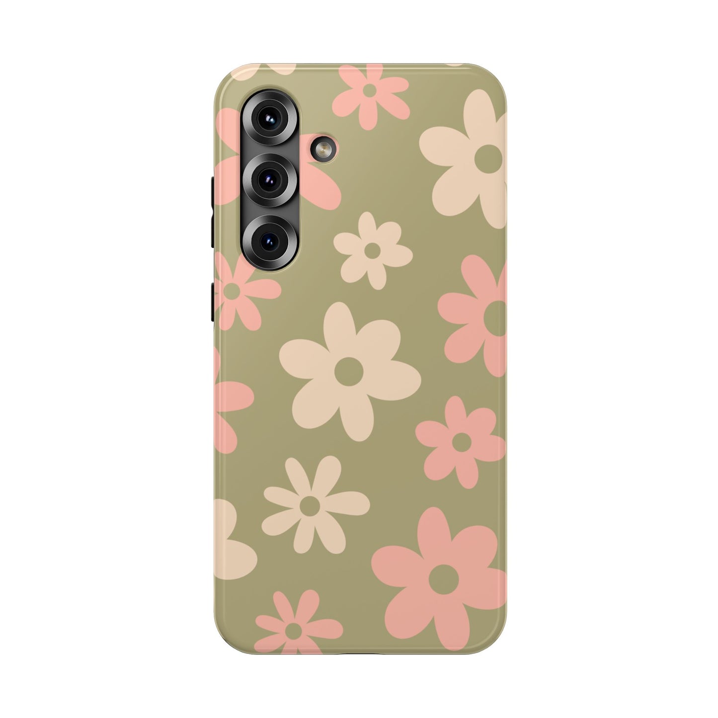 Green Flower Power Samsung Case