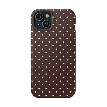 Mocha Mini Dots iPhone Case